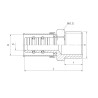 PERFEXIM NYPEL REDUKCJA ZAPRASOWYWANY GZ 731 32 x 1" 62-731-3225-000